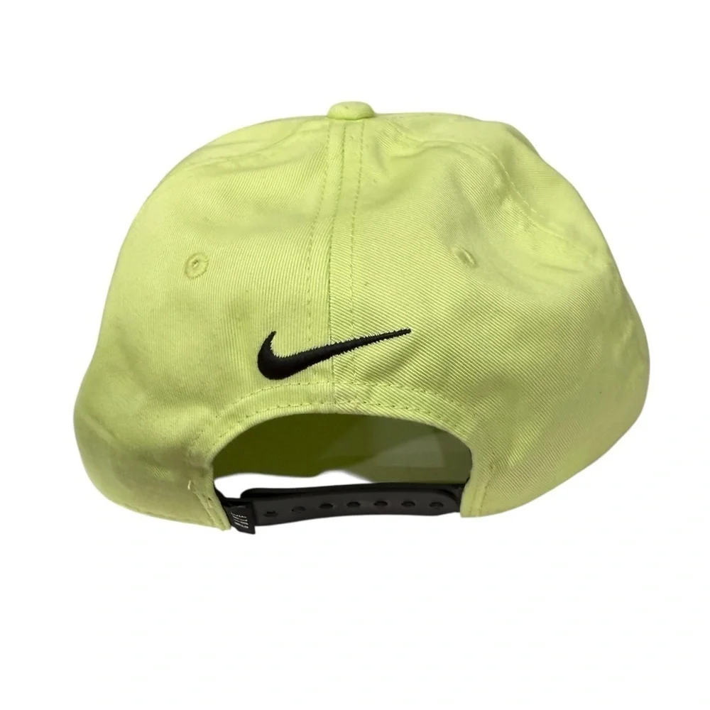 Nike Golf Retreat 72 Performance Snap Back Embroidered Nike Swoosh Logo Lime